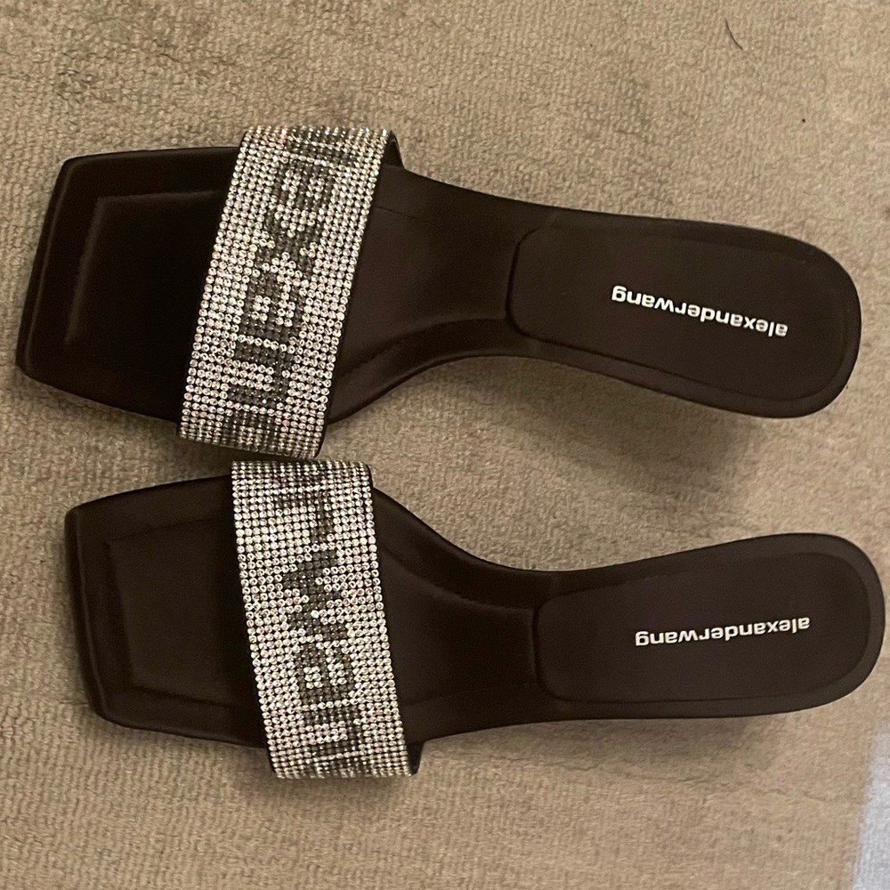 Alexander Wang Crystal Kitten Heels